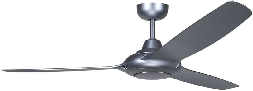 Beacon Lighting Hyperion 146cm Silver Ceiling Fan with Light Kit