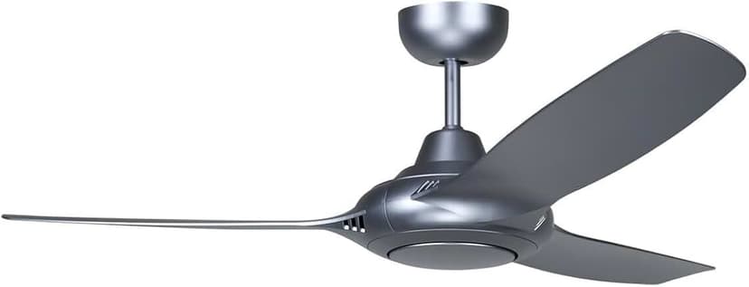 Beacon Lighting Hyperion 127cm Silver Ceiling Fan with Light Kit